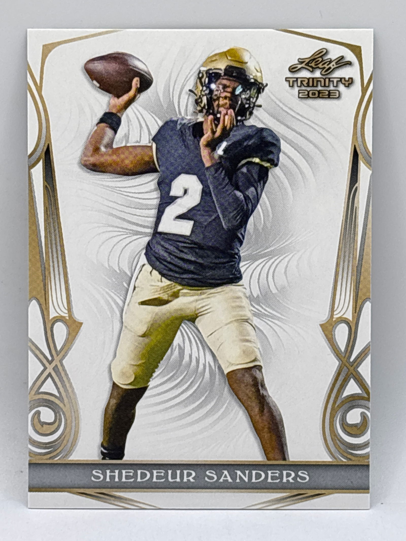 2023 LEAF TRINITY SHEDEUR SANDERS ROOKIE CARD (1 of 2)