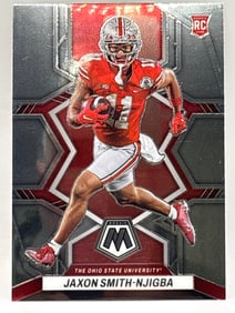 2023 PANINI MOSAIC DRAFT PICKS JAXON SMITH-NJIGBA ROOKIE CARD