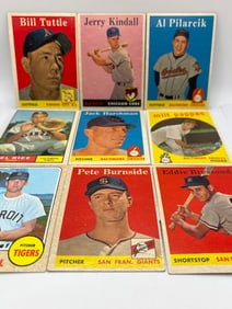 AUTHENTIC VINTAGE MLB 9 CARD LOT