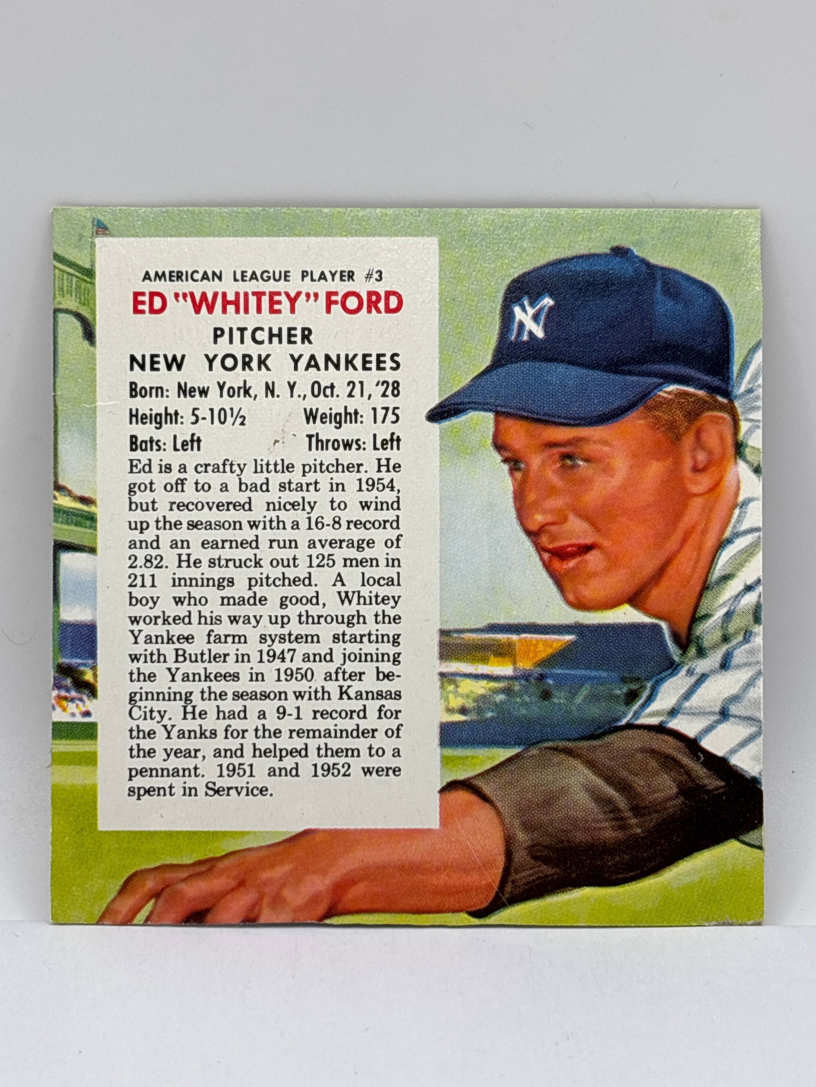 1955 RED MAN TOBACCO AL ALL-STAR TEAM (1 of 3)