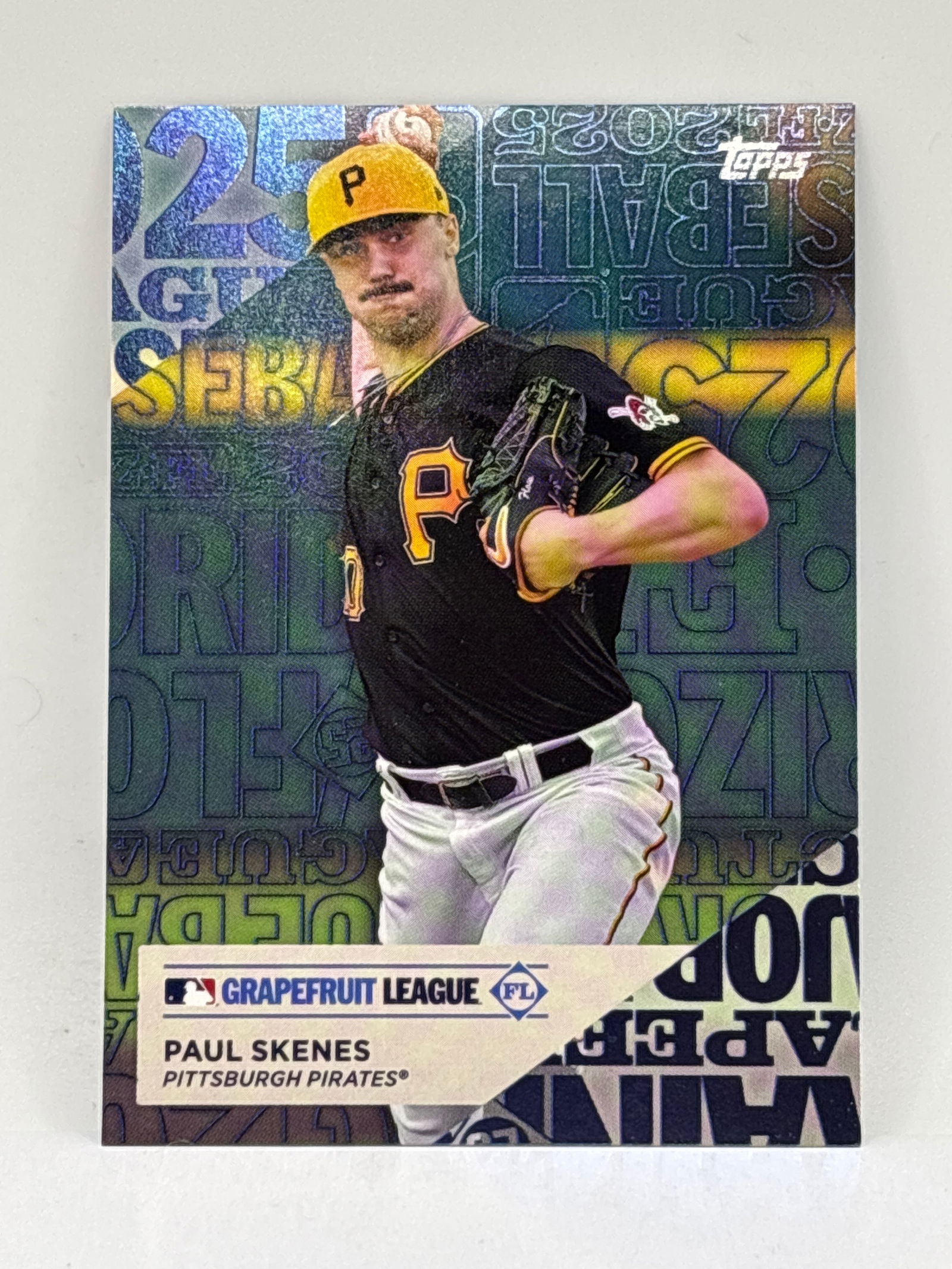 2025 TOPPS GRAPEFRUIT LEAGUE PAUL SKENES INSERT (1 of 3)