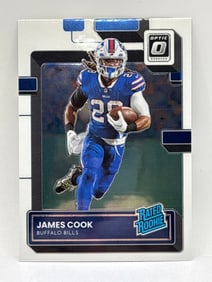 2022 PANINI DONRUSS OPTIC JAMES COOK RATED ROOKIE CARD