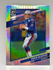 2021 PANINI DONRUSS OPTIC DREW BLEDSOE SILVER PRIZM HOLO SP