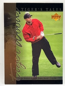 2001 UPPER DECK TIGERS TALES TIGER WOODS INSERT ROOKIE CARD