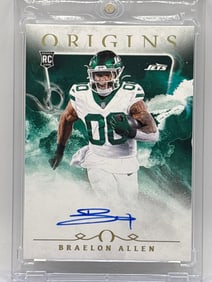 2024 PANINI ORIGINS BRAELON ALLEN ON-CARD AUTOGRAPHED ROOKIE CARD