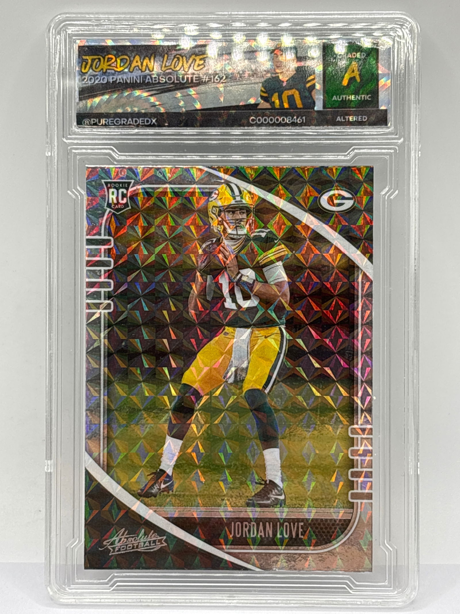 AUTHENTIC 2020 PANINI ABSOLUTE JORDAN LOVE SP ROOKIE CARD (1 of 3)