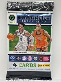 2022 PANINI CHRONICLES DRAFT PICKS NBA BASKETBALL PACK