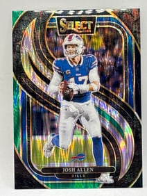 2024 PANINI SELECT JOSH ALLEN SHOCK PRIZM HOLO SP