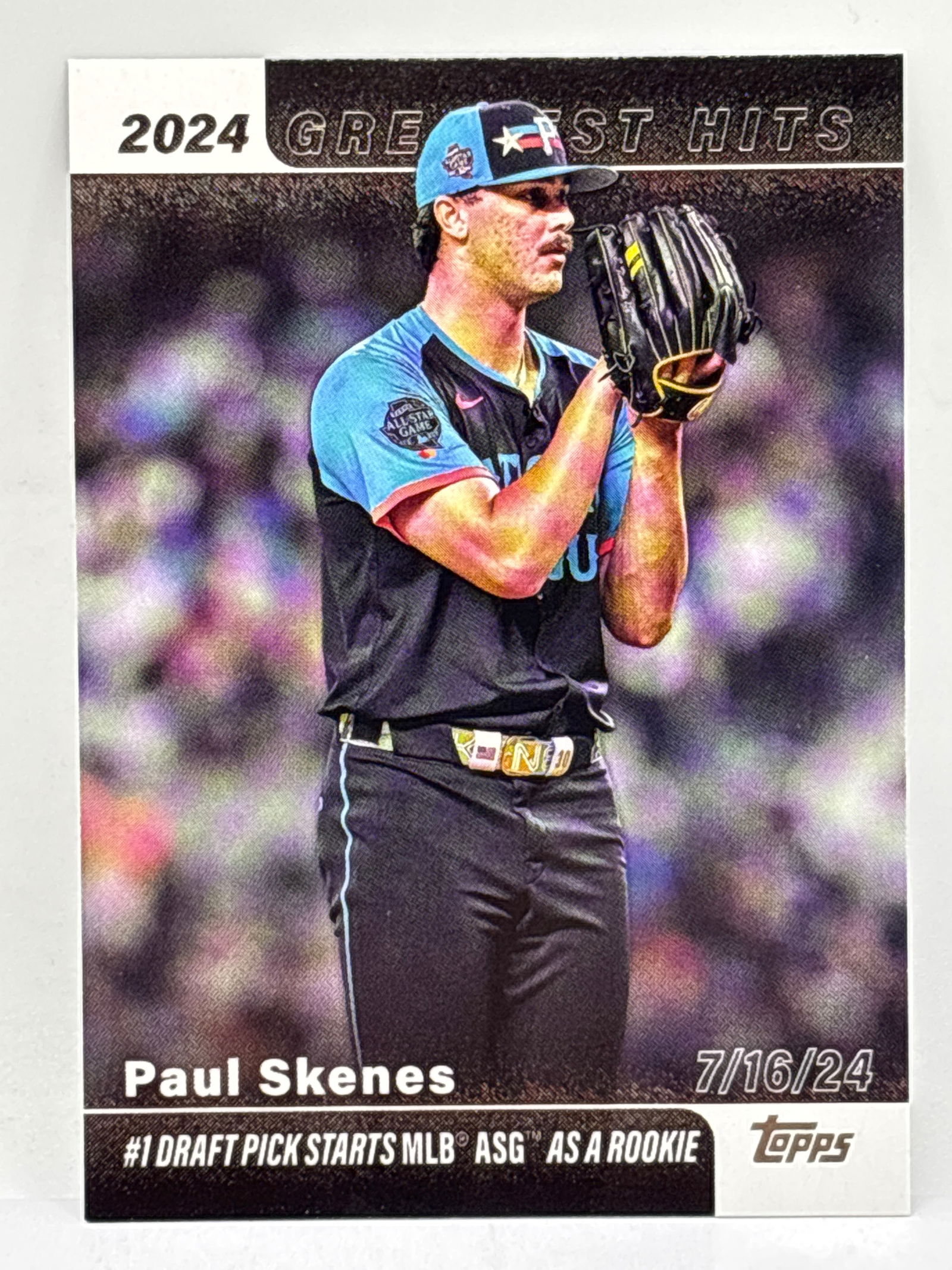 2025 TOPPS 2024 GREATEST HITS PAUL SKENES #1 DRAFT PICK INSERT: THE HOBBY BOX