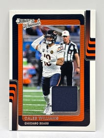2025 PANINI DONRUSS THREADS CALEB WILLIAMS PATCH CARD