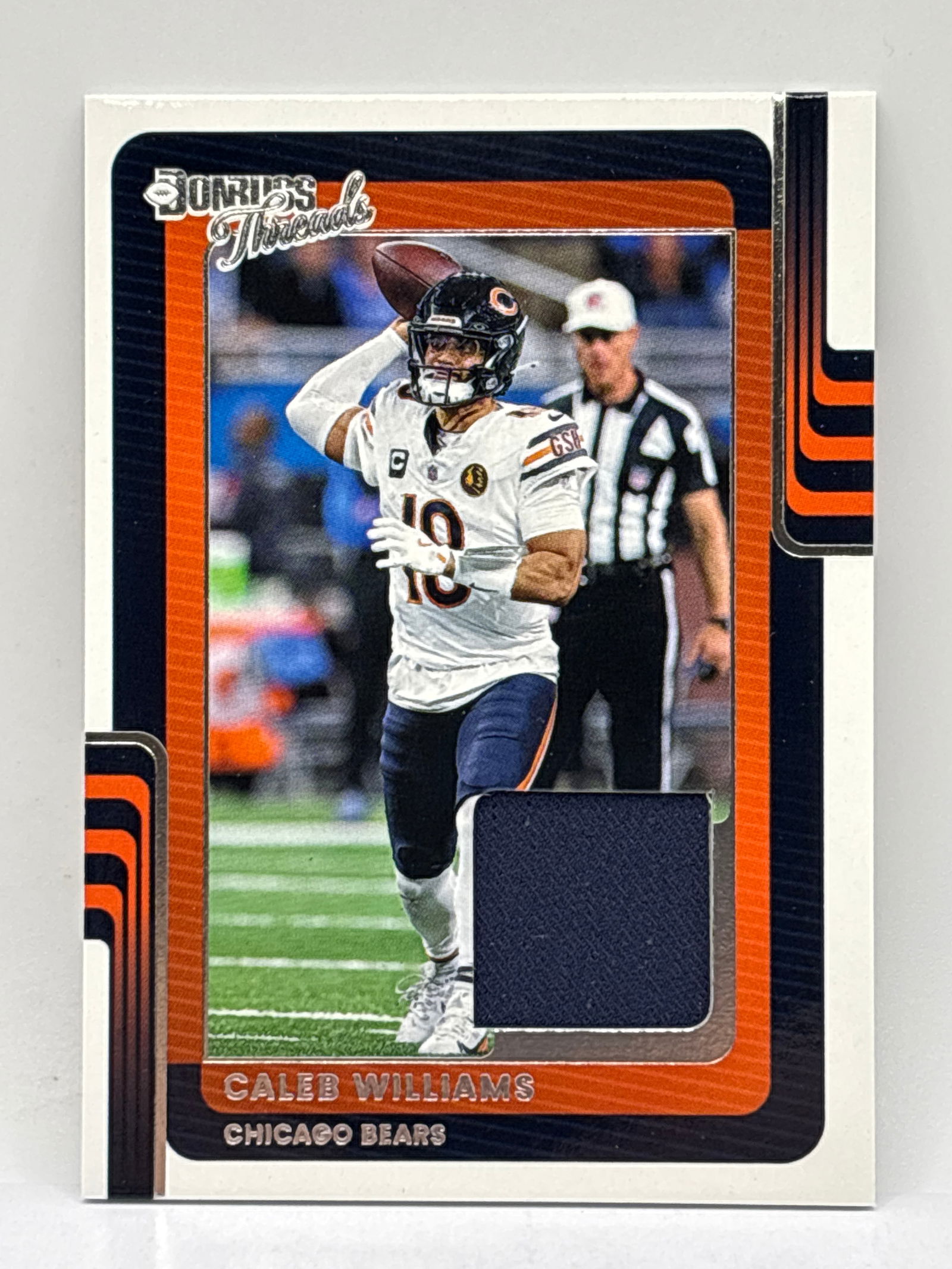 2025 PANINI DONRUSS THREADS CALEB WILLIAMS PATCH CARD (1 of 2)
