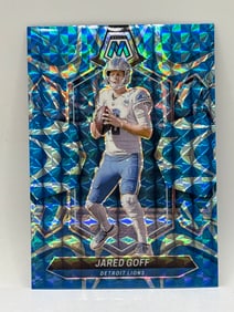 2024 PANINI MOSAIC JARRED GOFF BLUE REACTIVE PRIZM HOLO SP