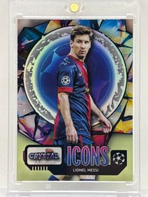 2023 TOPPS CRYSTAL ICONS LIONEL MESSI ICONS SSP INSERT