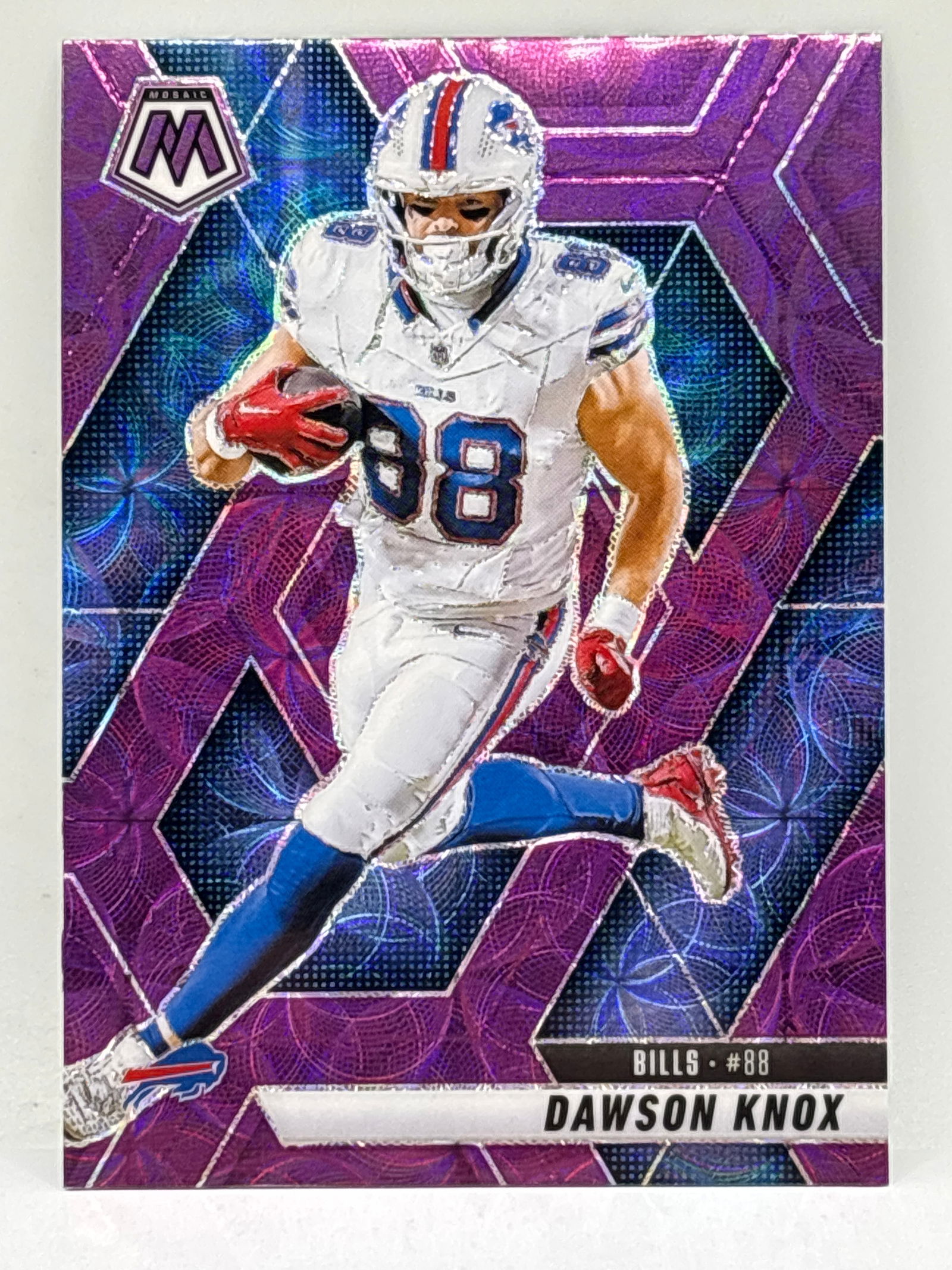 2025 PANINI MOSAIC DAWSON KNOX PURPLE SCOPE PRIZM HOLO SP: THE HOBBY BOX