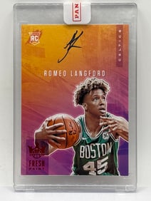 /99 2020 PANINI COURT KINGS ROMEO LANGFORD ON-CARD RED FOIL ROOKIE CARD