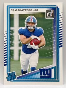 2025 PANINI DONRUSS CAM SKATTEBO RATED ROOKIE CARD
