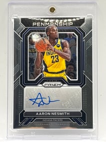 2022-23 PANINI PRIZM PENMANSHIP AARON NESMITH AUTOGRAPHED INSERT
