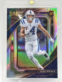 2022 PANINI SELECT SUITE LEVEL ALEC PIERCE SILVER PRIZM HOLO SP ROOKIE CARD