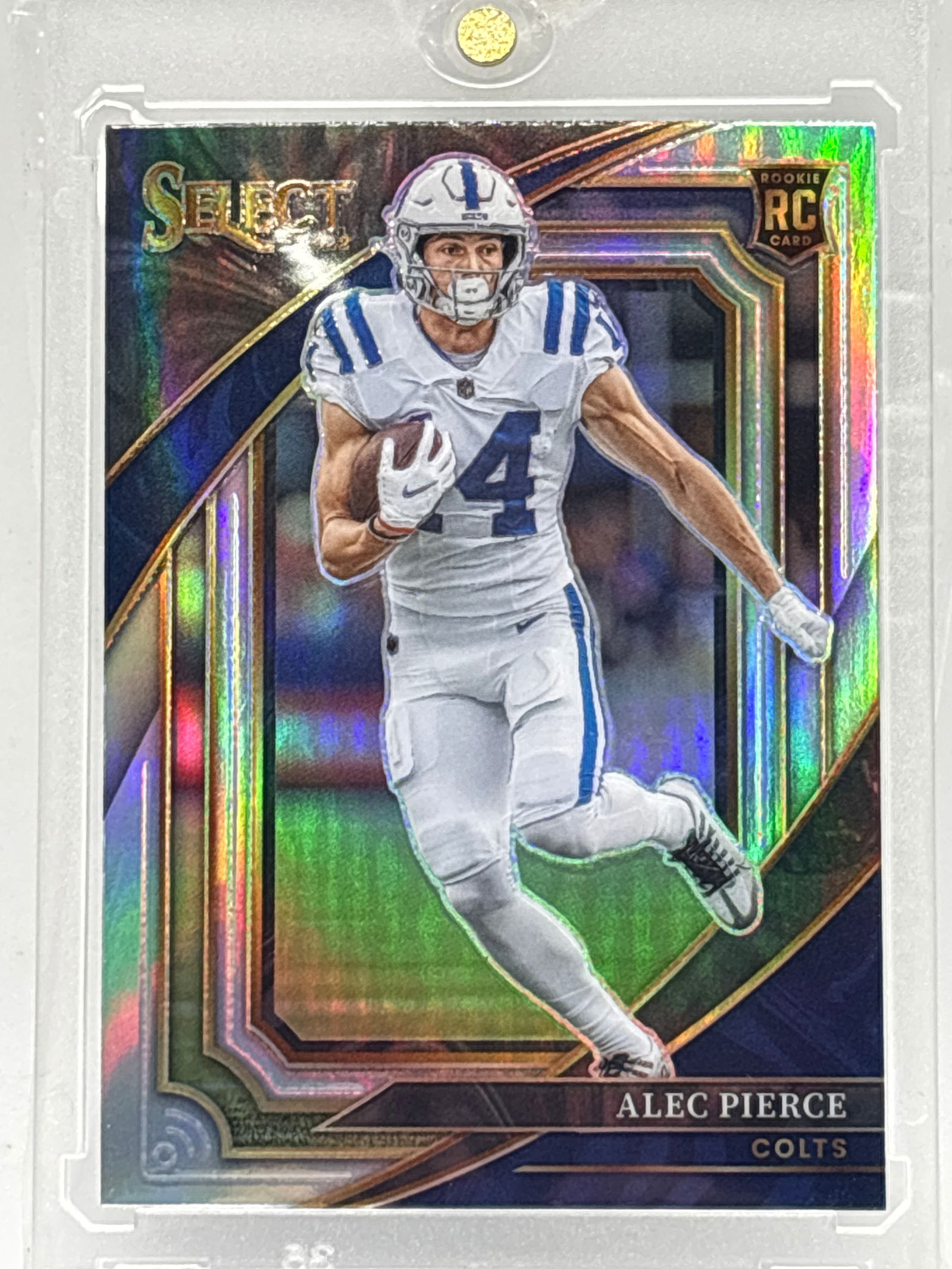 2022 PANINI SELECT SUITE LEVEL ALEC PIERCE SILVER PRIZM HOLO SP ROOKIE CARD (1 of 3)