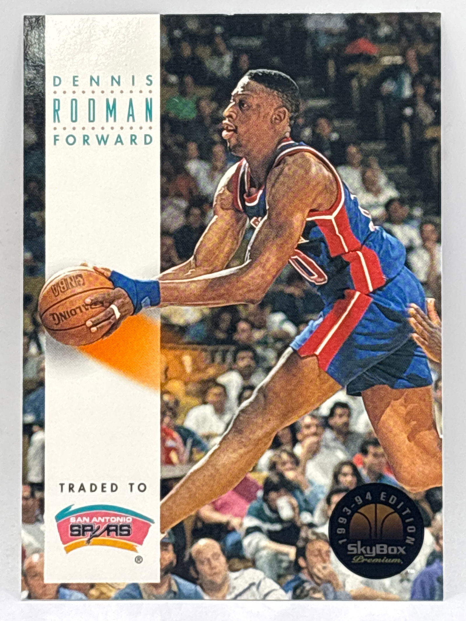 1993 SKYBOX DENNIS RODMAN TRADED TO SPURS (1 of 2)