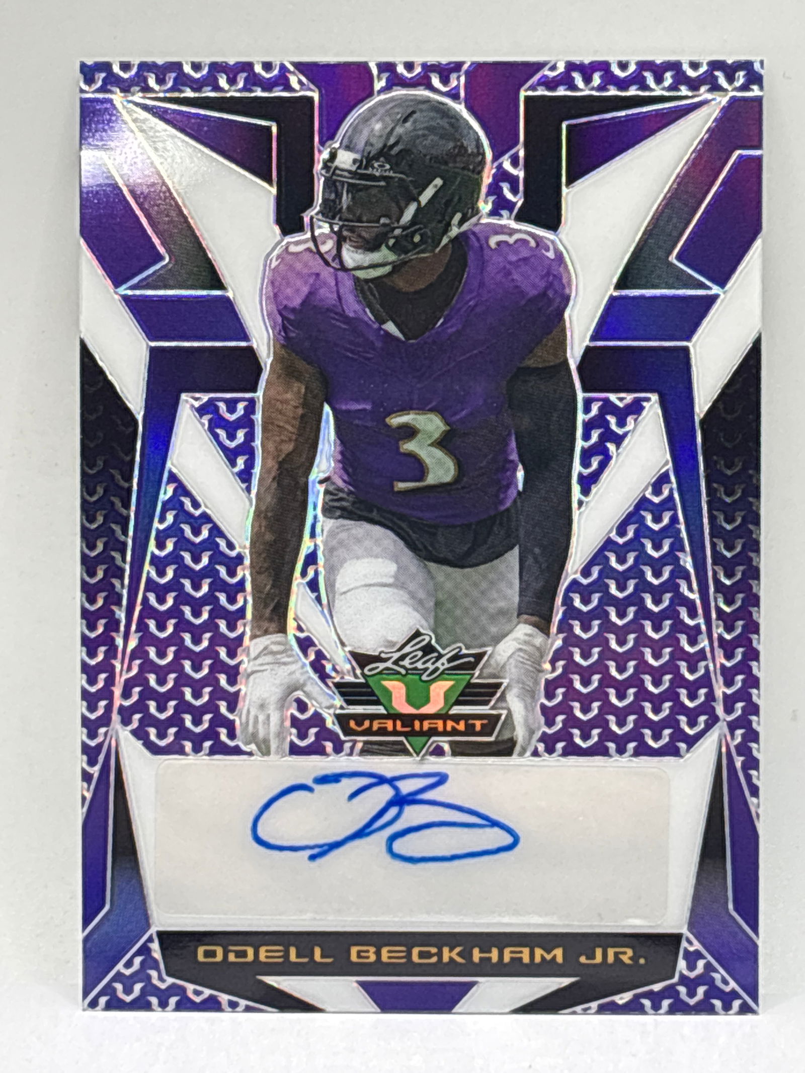 /6 2023 LEAF VALIANT ODELL BECKHAM JR AUTOGRAPHED (1 of 2)