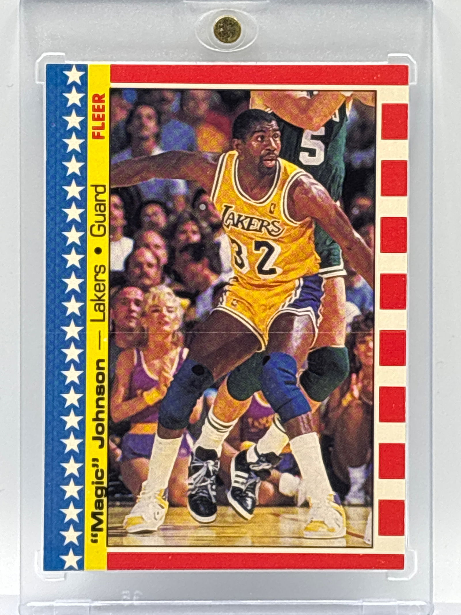 1987 FLEER MAGIC JOHNSON 1 OF 11 (1 of 3)