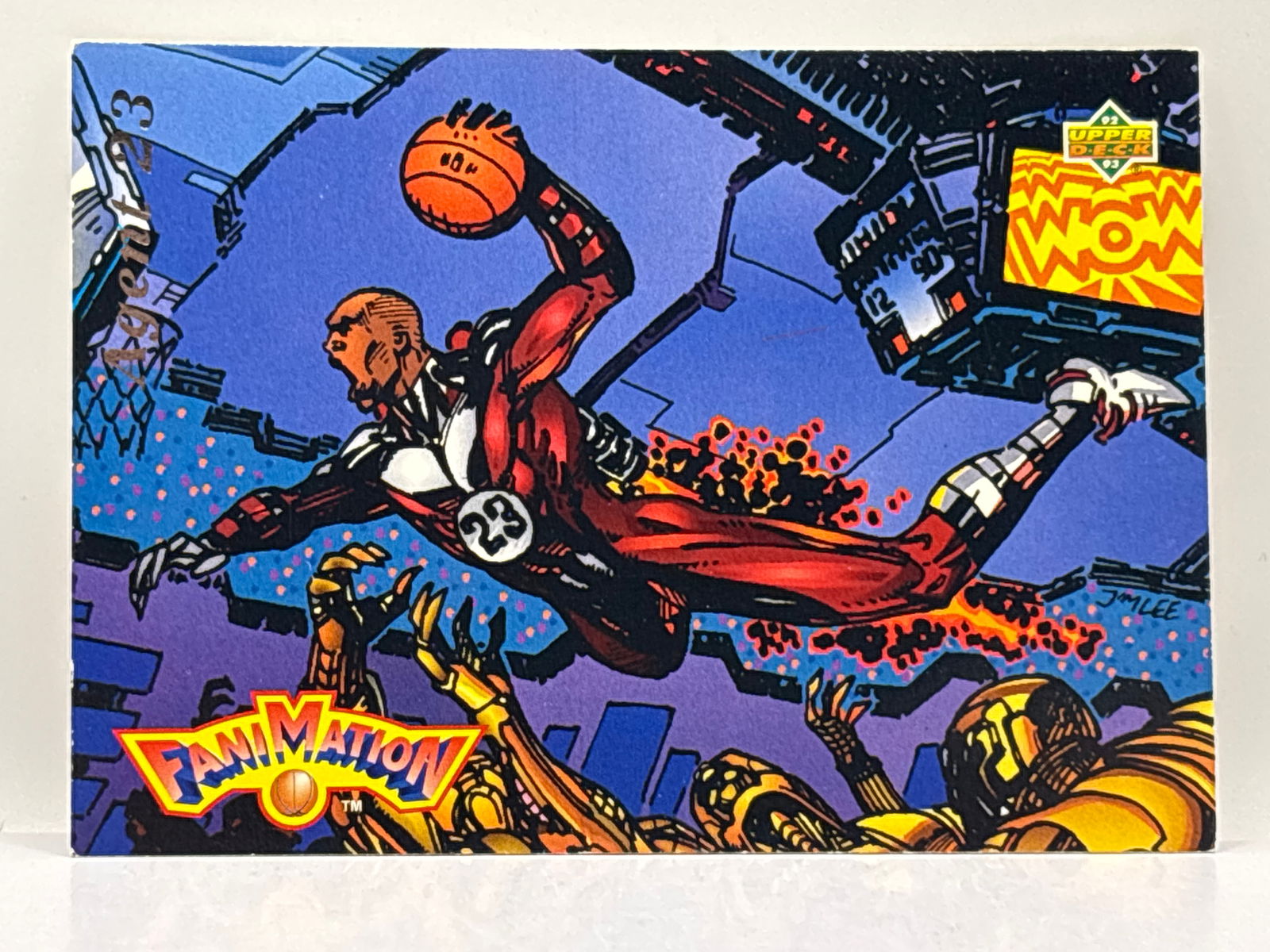 1993 UPPER DECK FANIMATION AGENT 23 MICHAEL JORDAN (1 of 3)