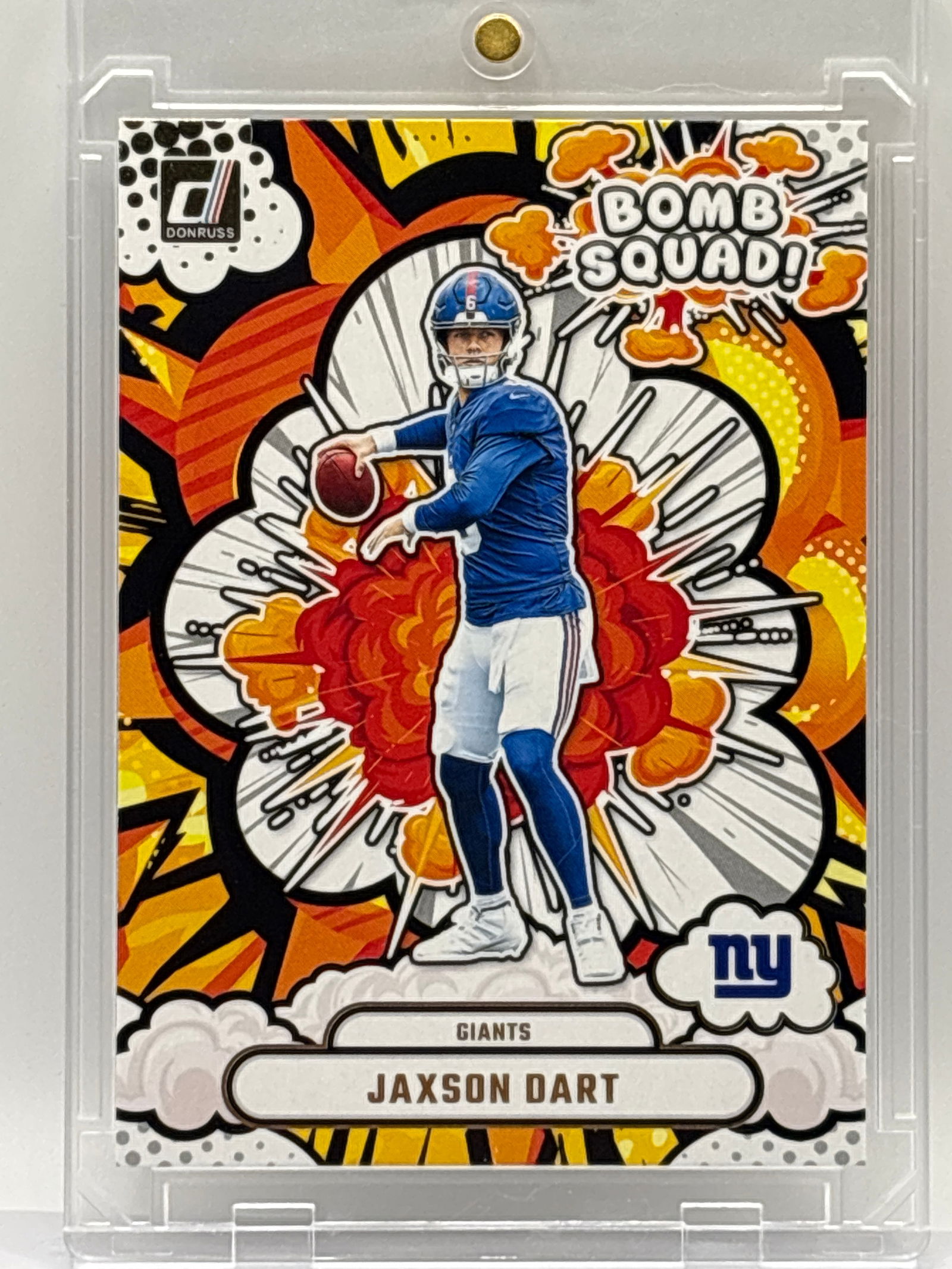 2025 PANINI DONRUSS JAXSON DART BOMB SQUAD ROOKIE INSERT (1 of 2)