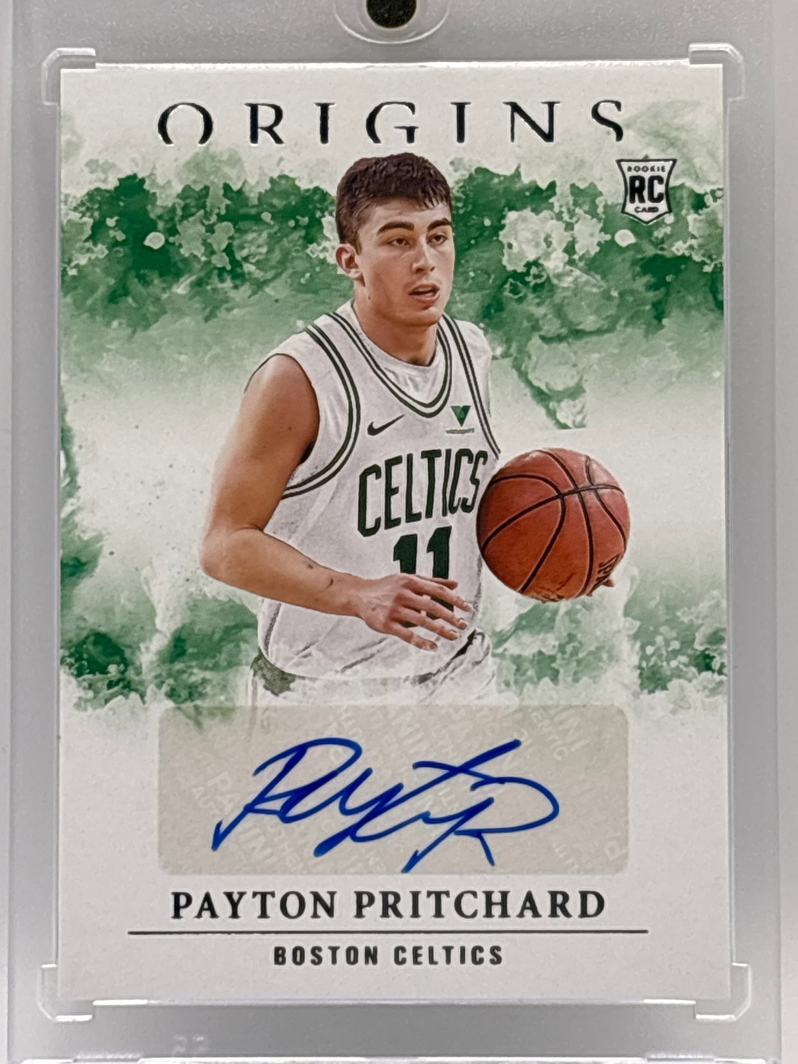 2020-21 PANINI ORIGINS PAYTON PRITCHARD AUTOGRAPHED ROOKIE CARD (1 of 3)