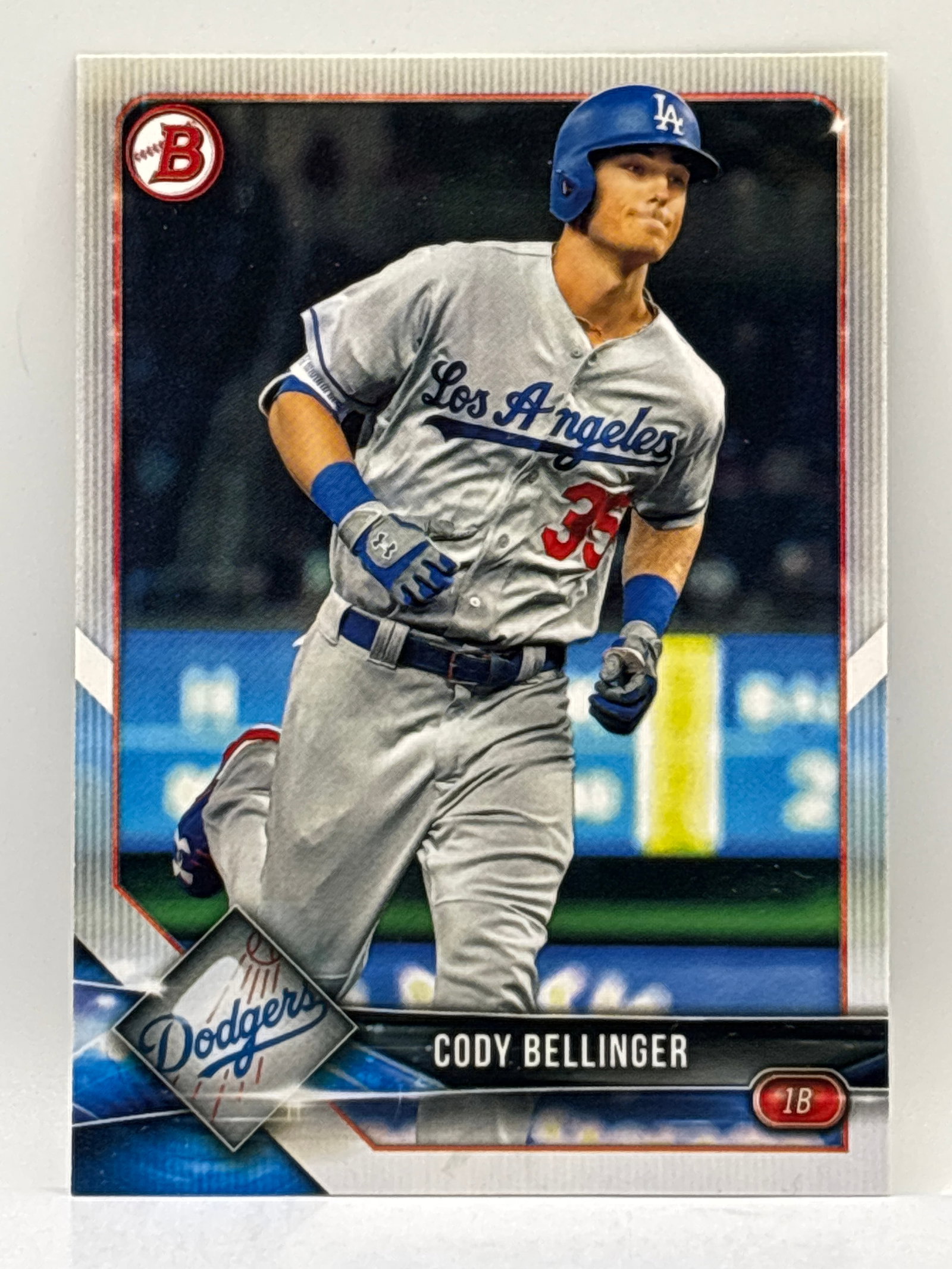2018 BOWMAN CODY BELLINGER ROOKIE CARD (1 of 2)