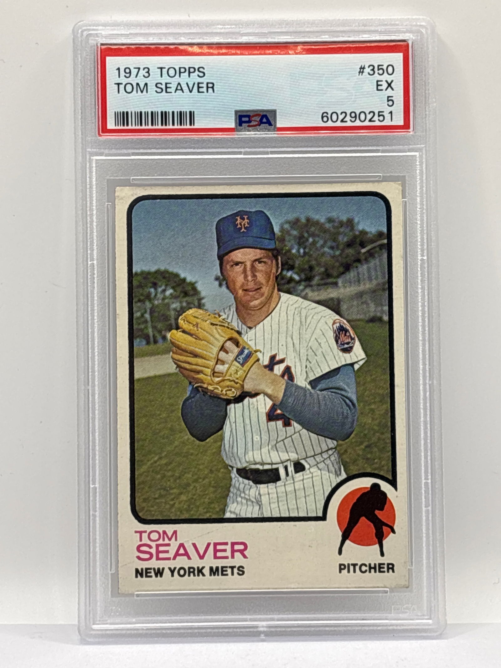 1973 TOPPS #350 TOM SEAVER HRADED PSA EX 5 (1 of 3)