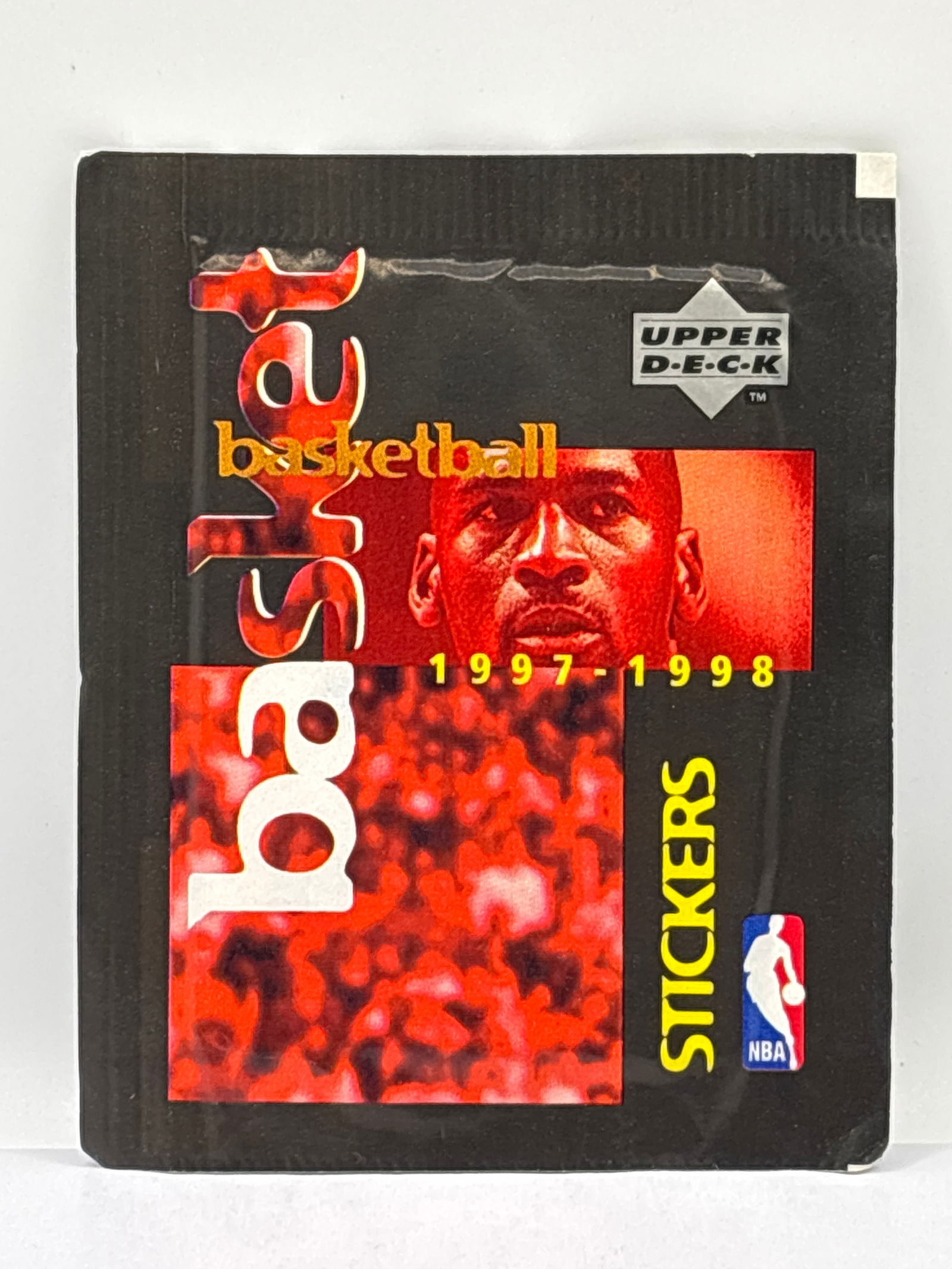 1997 UPPER DECK NBA BASKETBALL STICKER PACK (1 of 1)