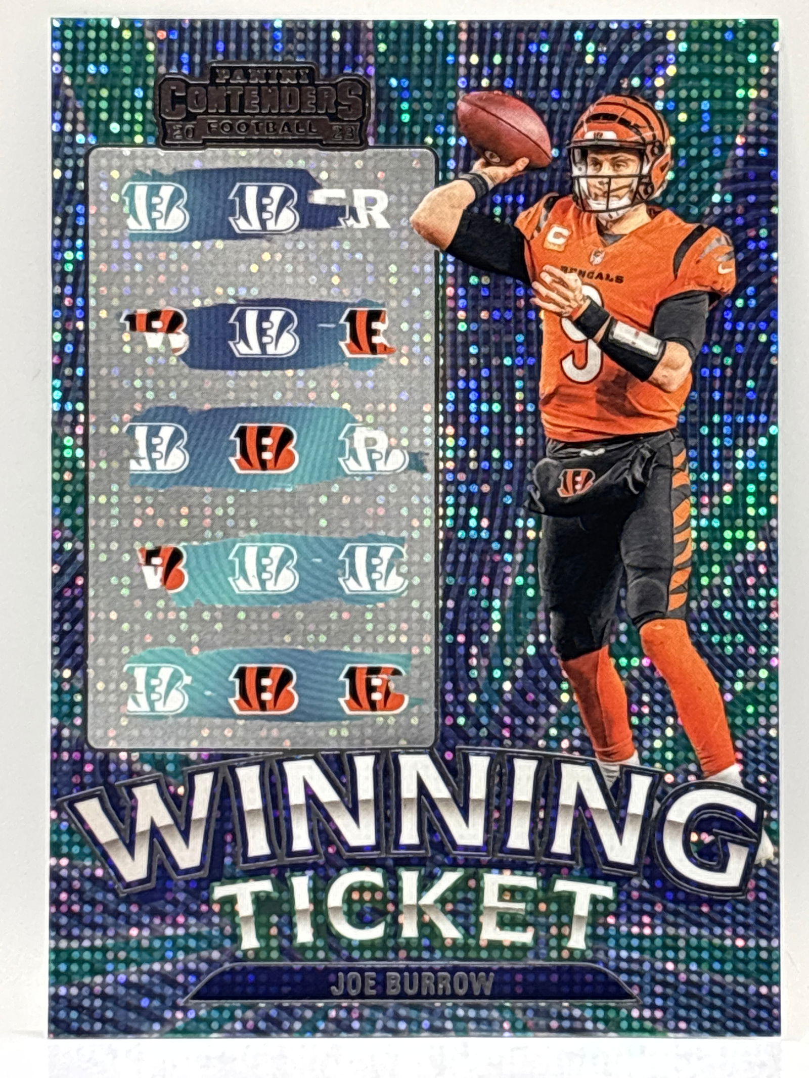 2023 PANINI CONTENDERS HOE BURROW WINNING TICKET: THE HOBBY BOX