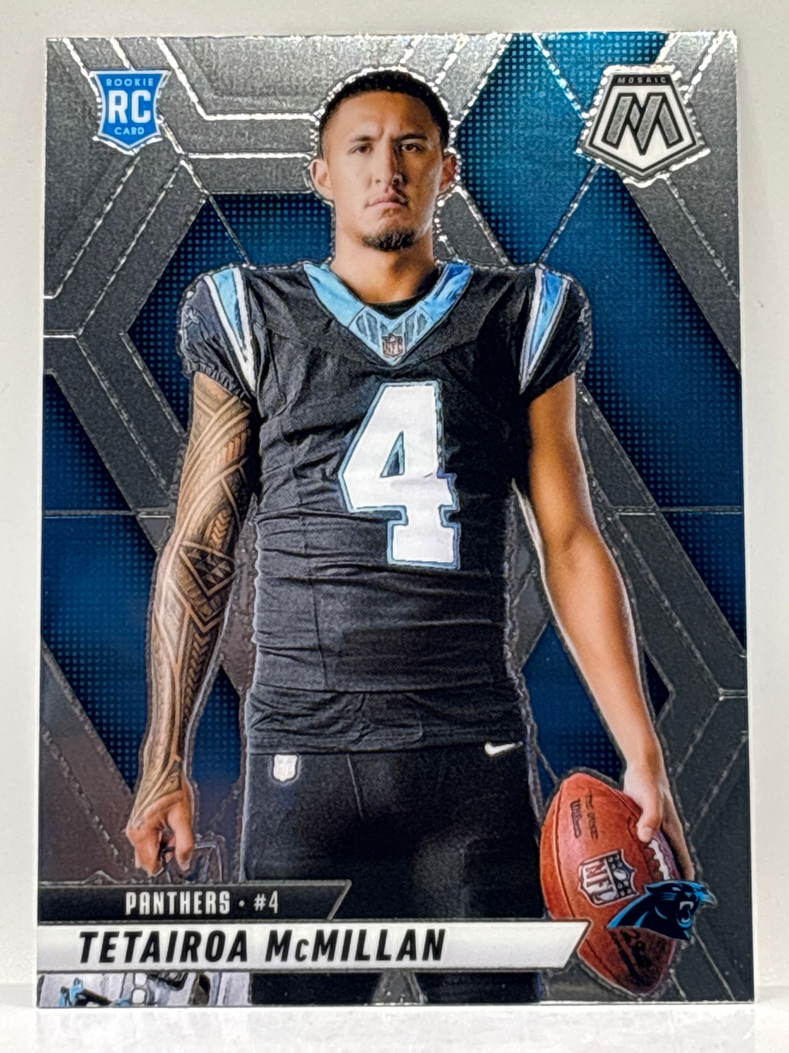 2025 PANINI MOSAIC TETAIROA MCMILLAN ROOKIE CARD (1 of 2)