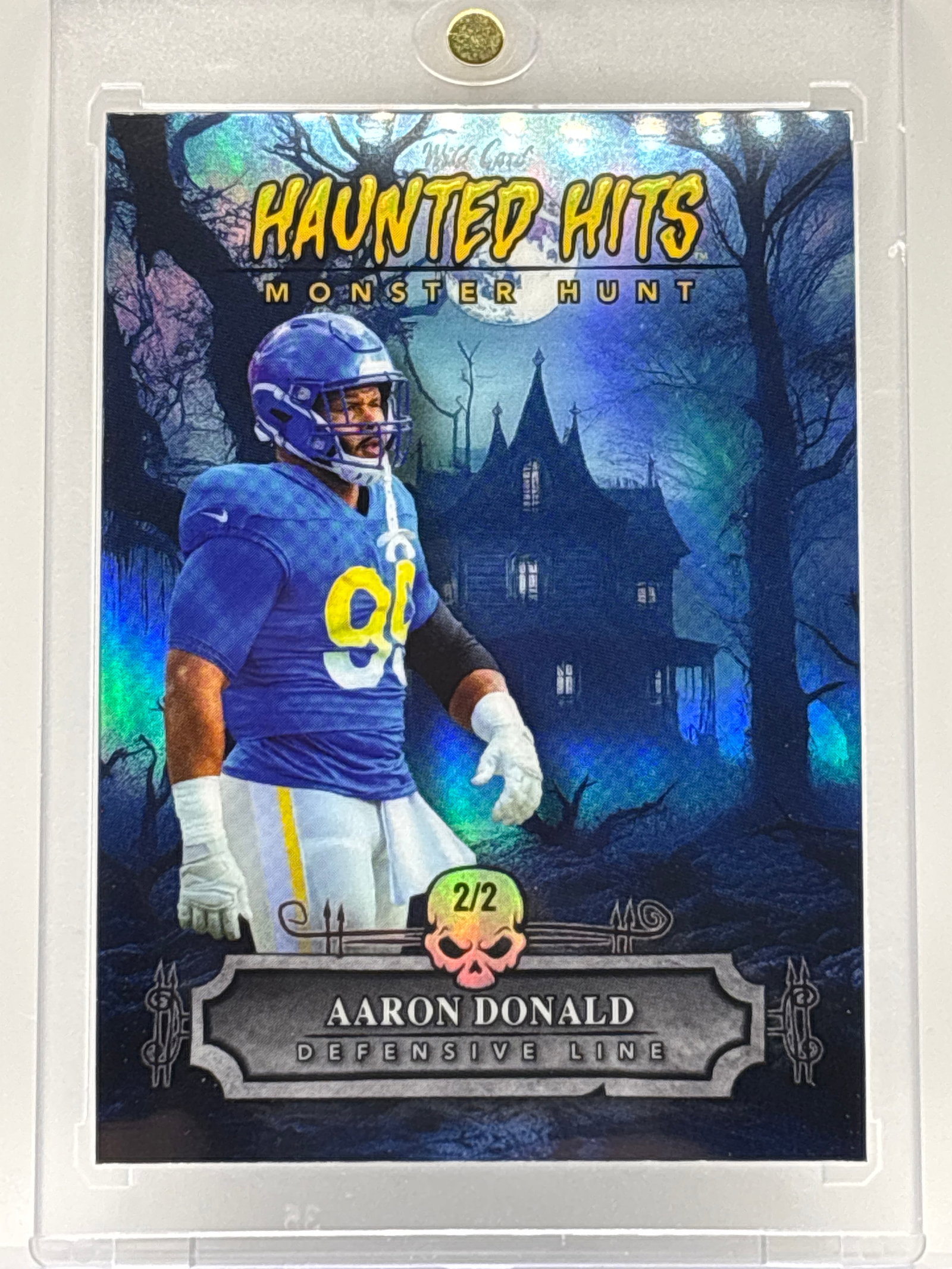 /2 2024 WC HAUNTED HITS AARON DONALD MONSTER HIT: THE HOBBY BOX
