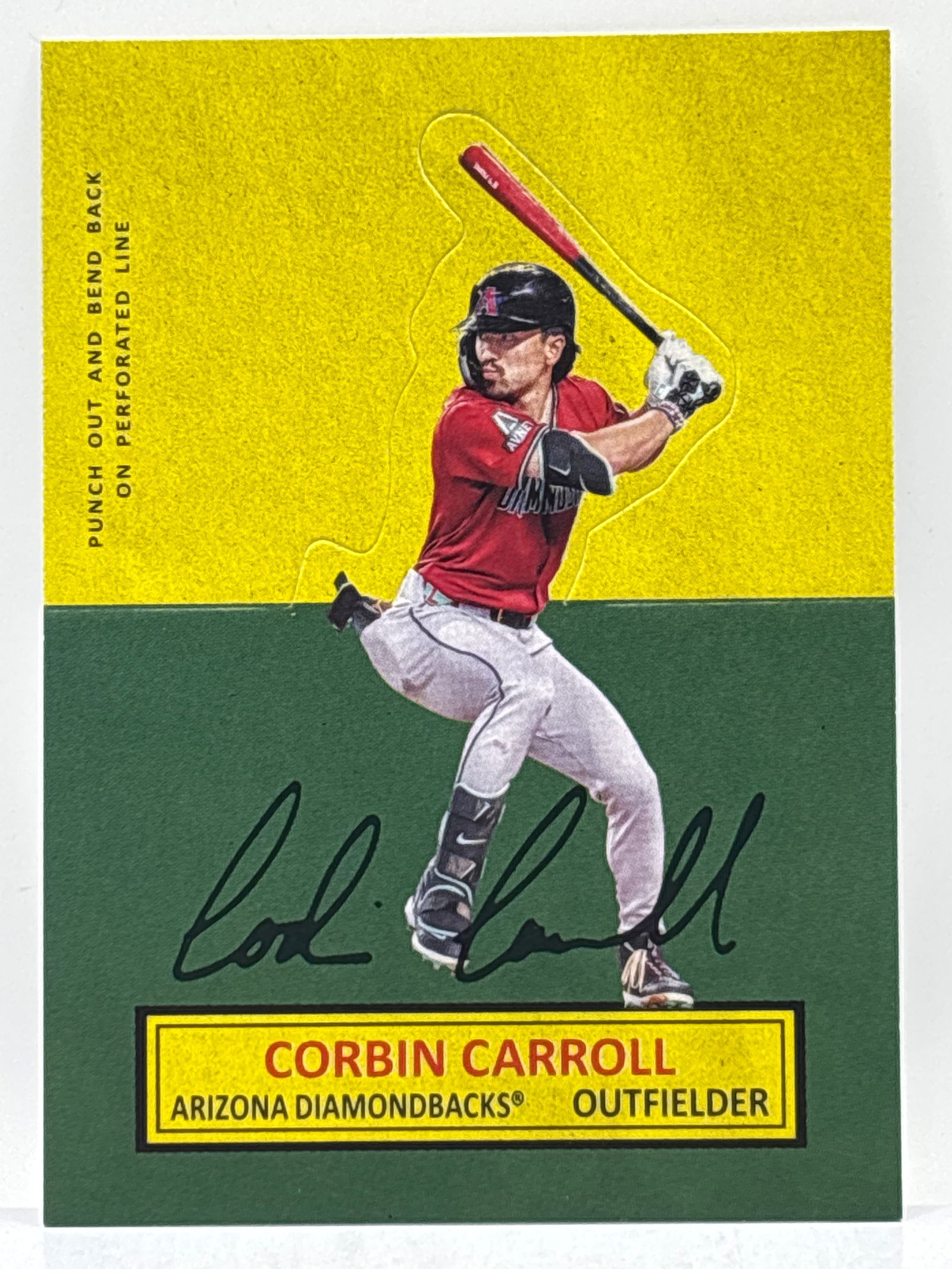 2025 TOPPS STAND UP CORBIN CARROLL INSERT (1 of 2)