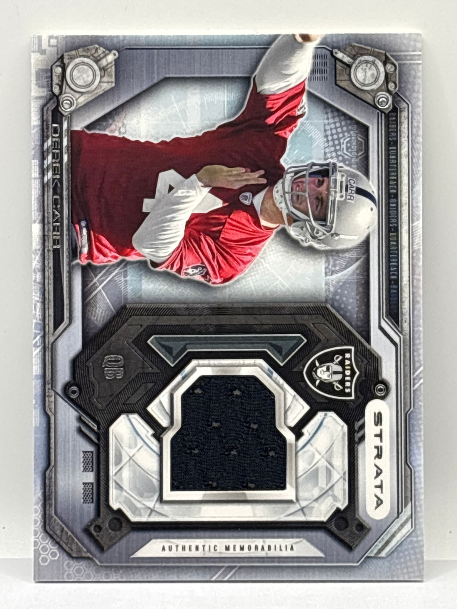 2014 TOPPS STRATA DEREK CARR ROOKIE PATCH - 2