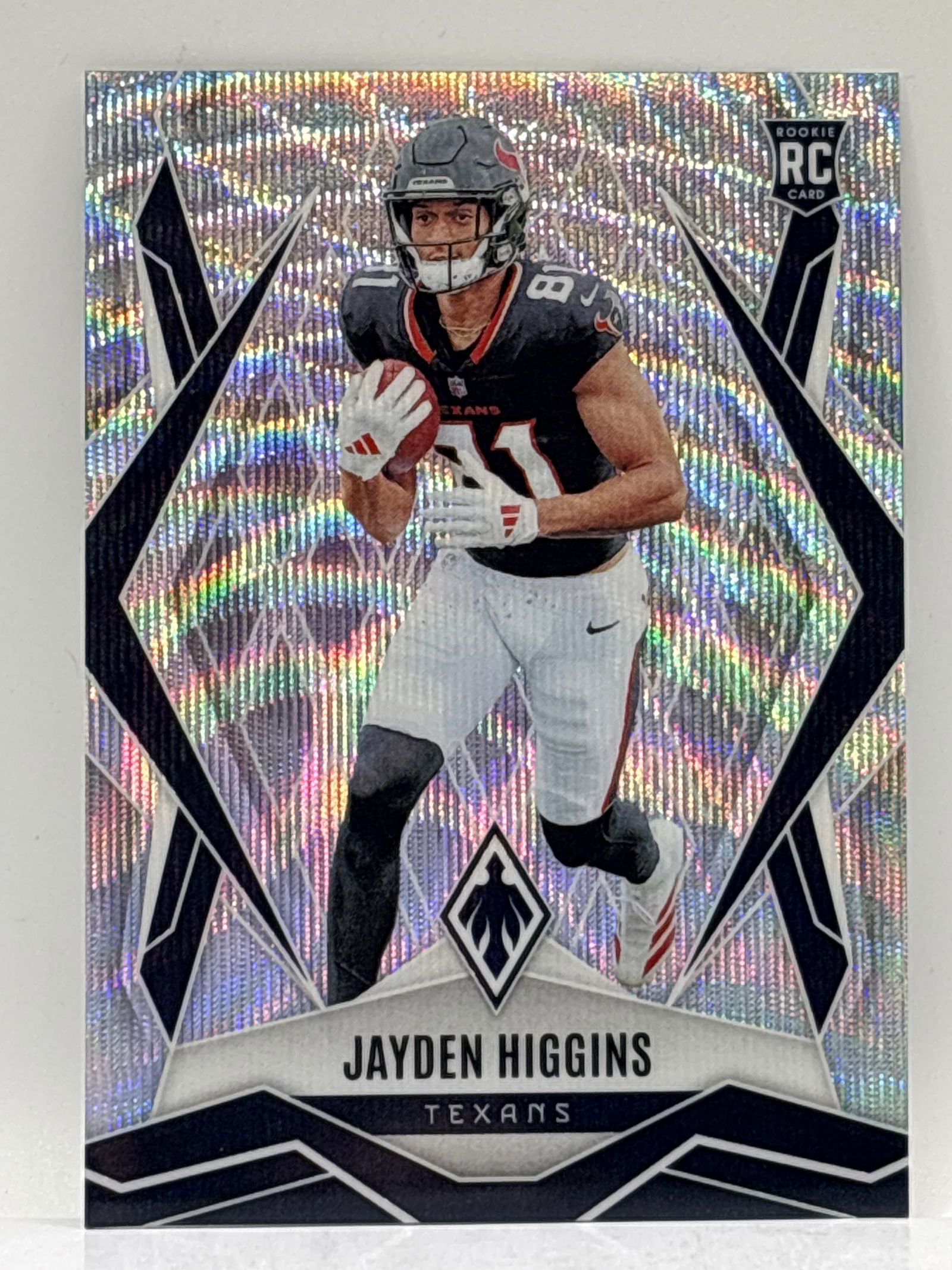 /199 2025 PANINI PHOENIX JAYDEN HIGGINS SILVER WAVE ROOKIE CARD (1 of 3)