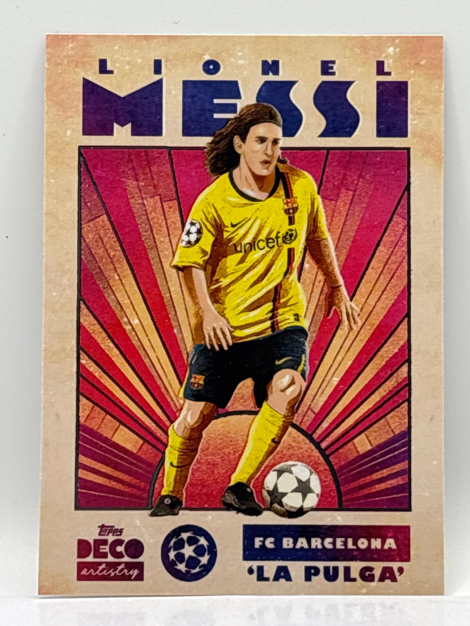 2024 TOPPS DECO LIONEL MESSI FC BARCELONA (1 of 2)