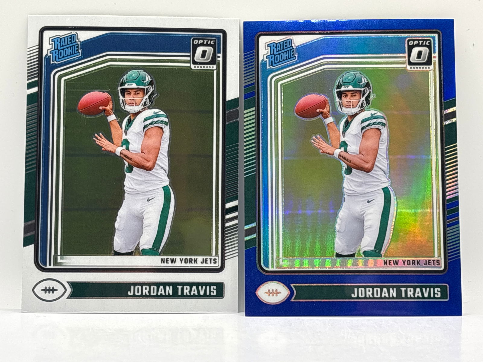 NUMBERED JORDAN TRAVIS ROOKIE CARD LOT: THE HOBBY BOX