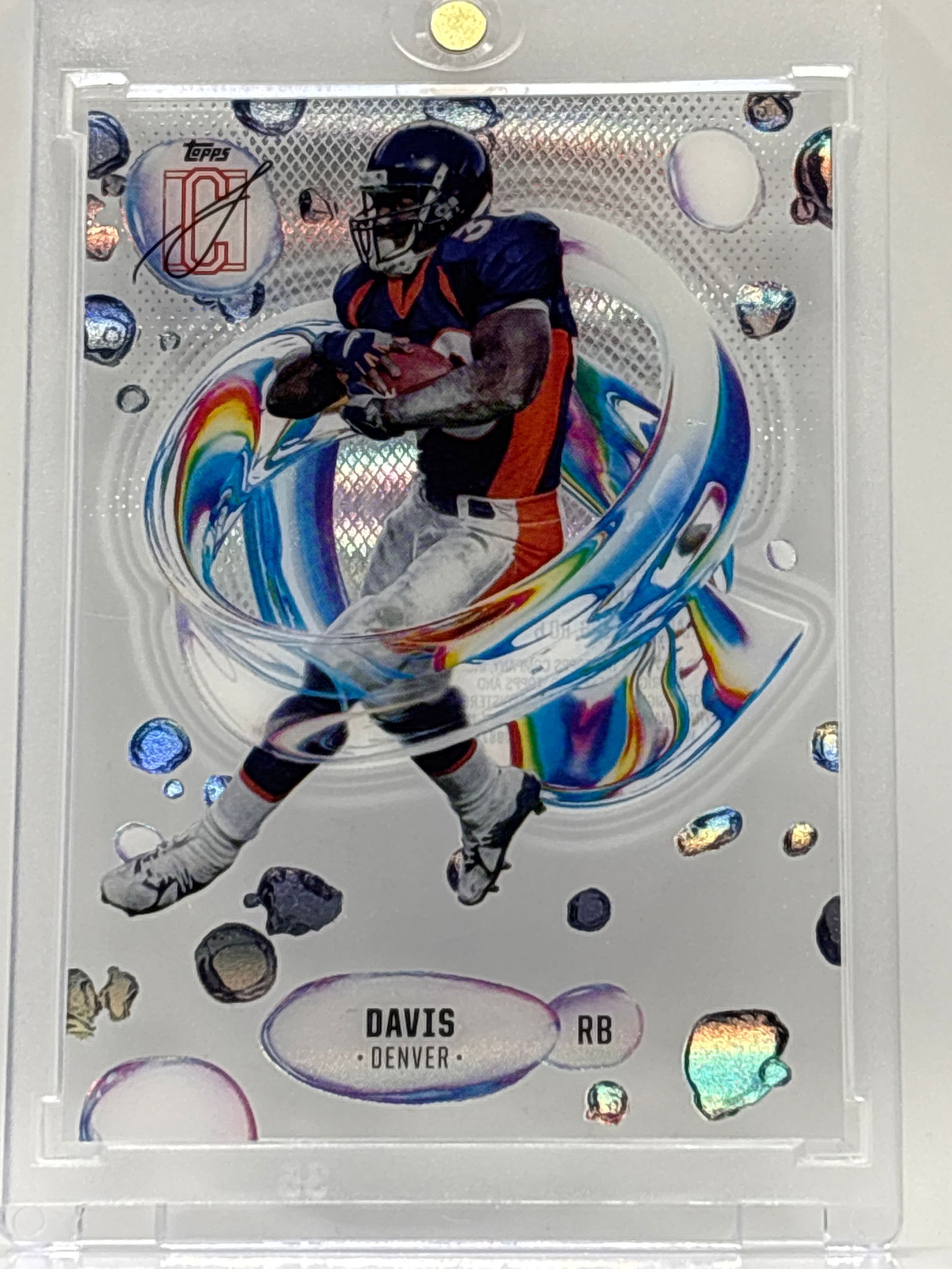 CASE HIT! 2025 TOPPS SIGNATURE CLASS TERRELL DAVIS FLUIDITY ACETATE SSP: THE HOBBY BOX