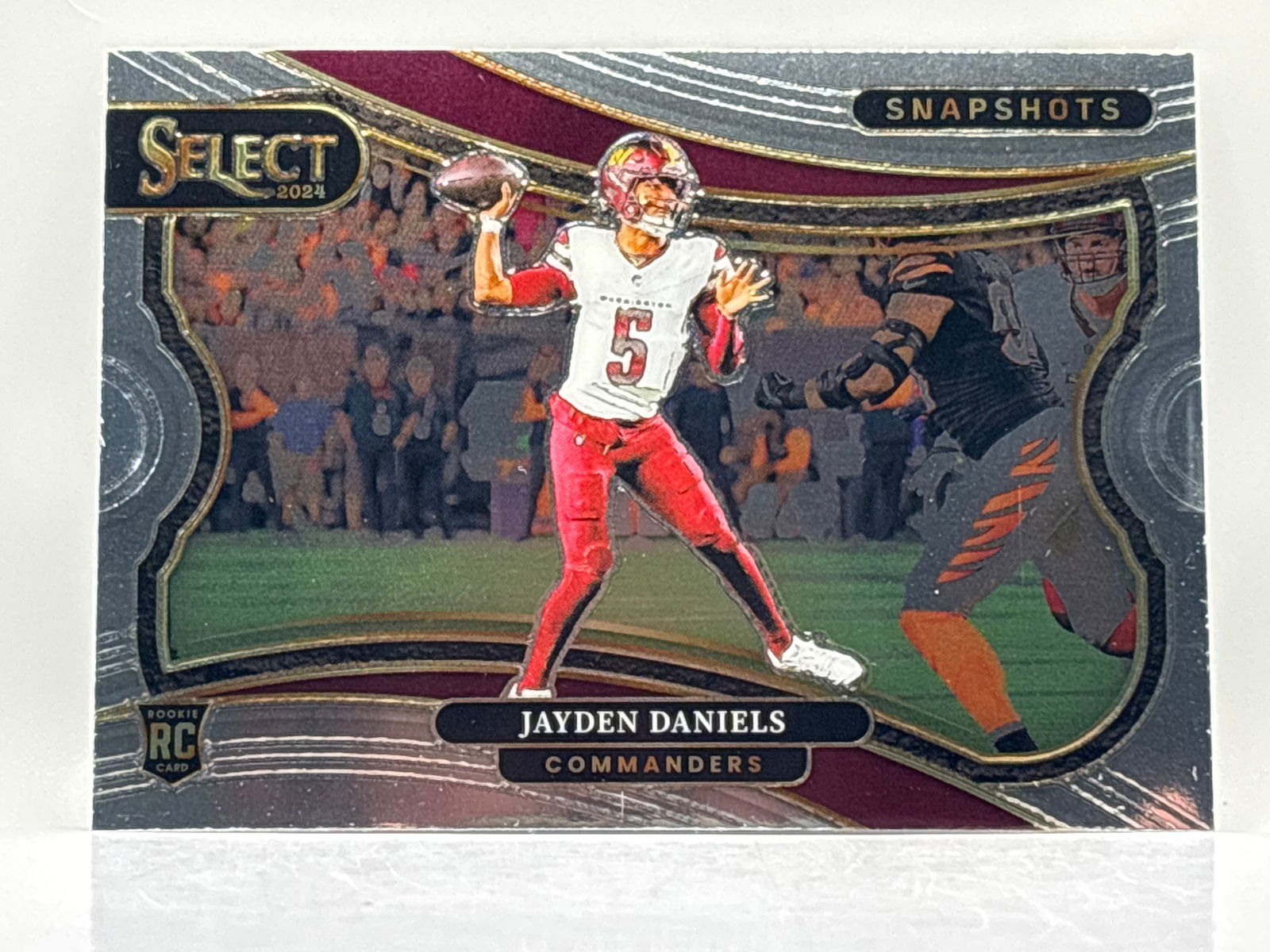 2024 PANINI SELECT JAYDEN DANIELS SNAPSHOTS ROOKIE CARD (1 of 2)