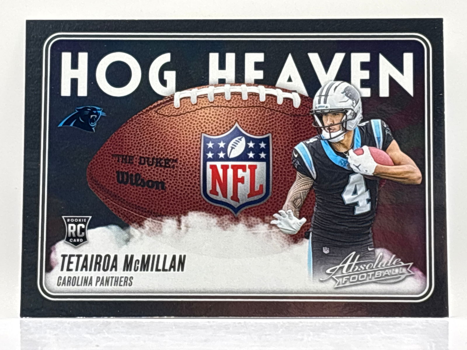 2024 PANINI ABSOLUTE TETAIROA MCMILLAN HOG HEAVAN ROOKIE INSERT: THE HOBBY BOX