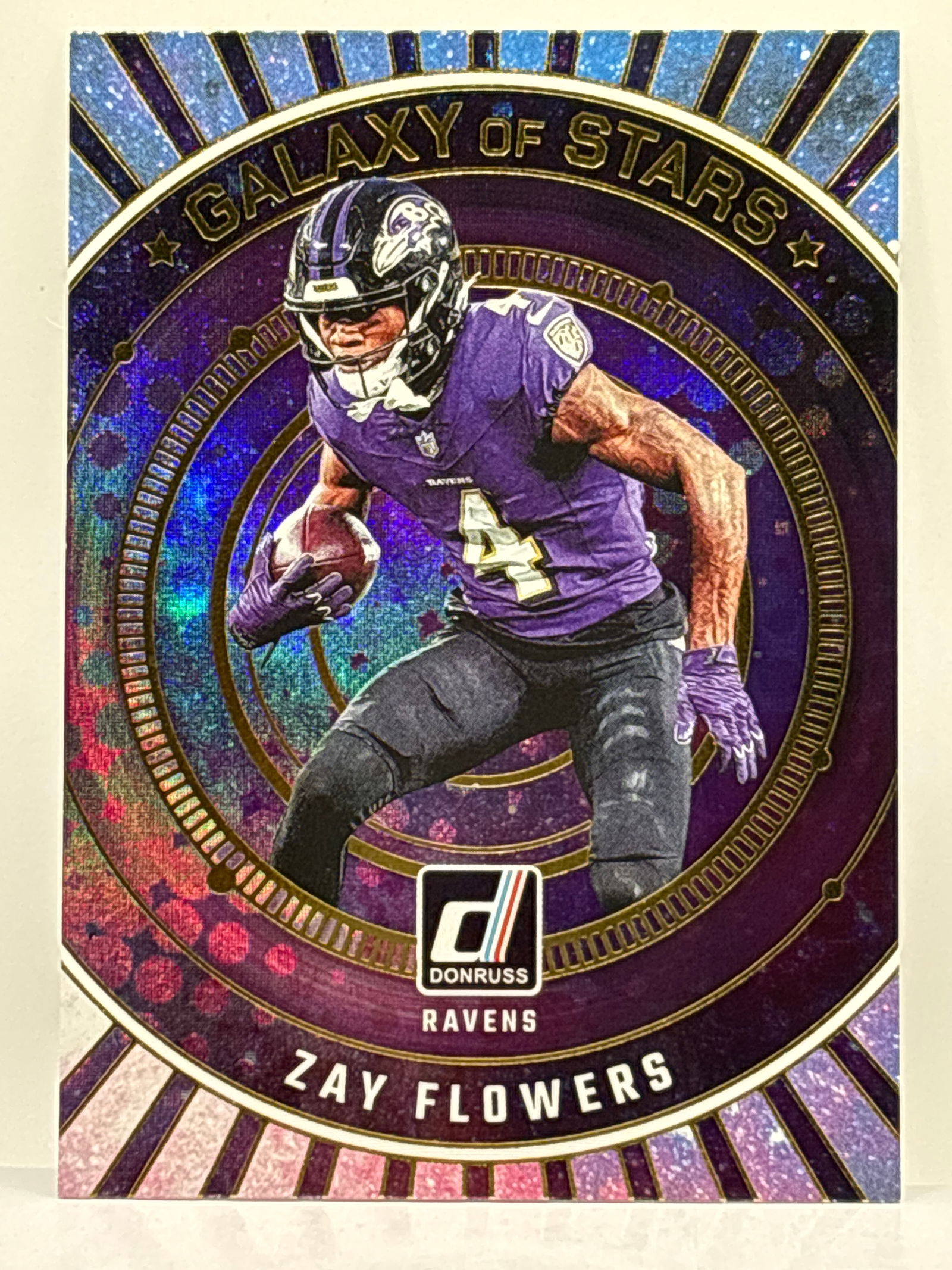 CASE HIT! 2024 PANINI DONRUSS ZAY FLOWERS GALAXY OF STARS SSP: THE HOBBY BOX