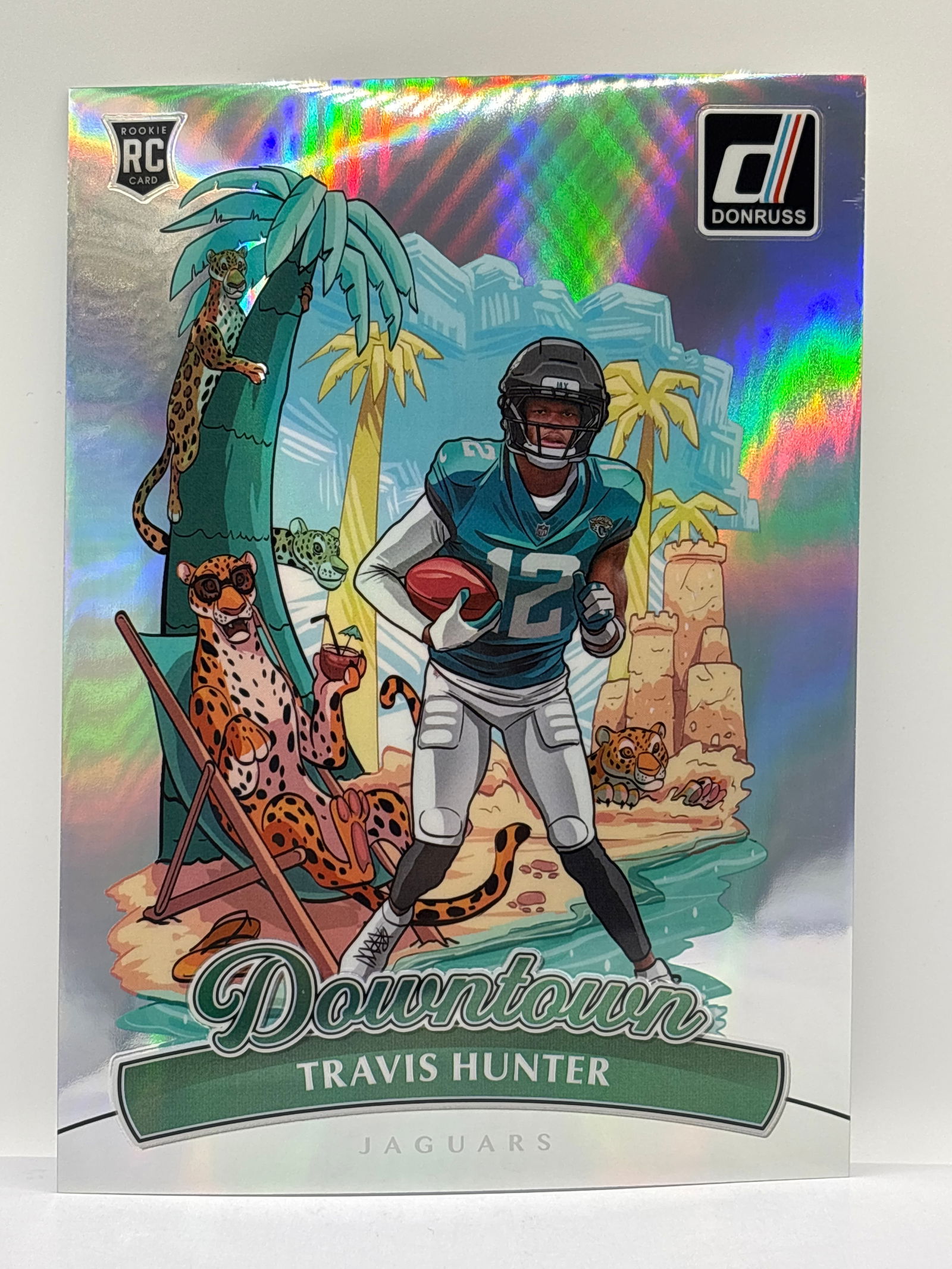 2025 PANINI DONRUSS TRAVIS HUNTER JUMBO DOWNTOWN ROOKIE CARD: THE HOBBY BOX