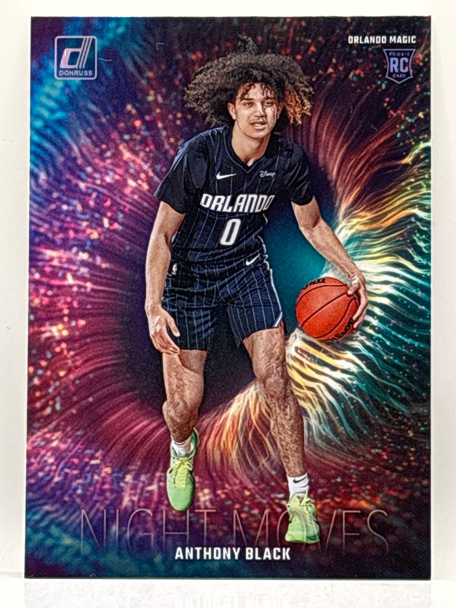 2023-24 PANINI DONRUSS ANTHONY BLACK NIGHT MOVES ROOKIE CARD: THE HOBBY BOX