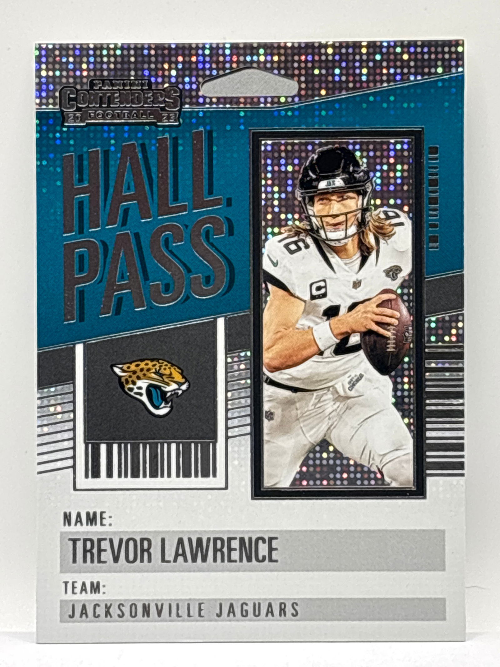 2023 PANINI CONTENDERS TREVOR LAWRENCE HALL PASS: THE HOBBY BOX