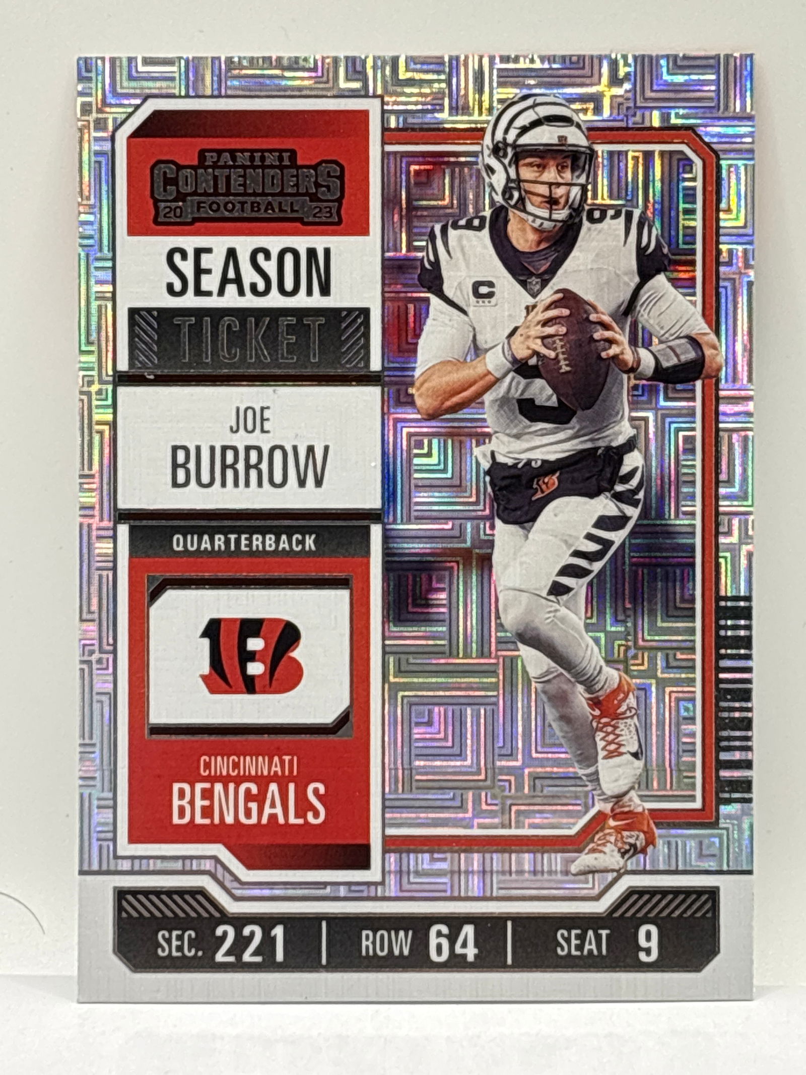 2023 PANINI CONTENDERS JOE BURROW SEASON TICKET (1 of 2)