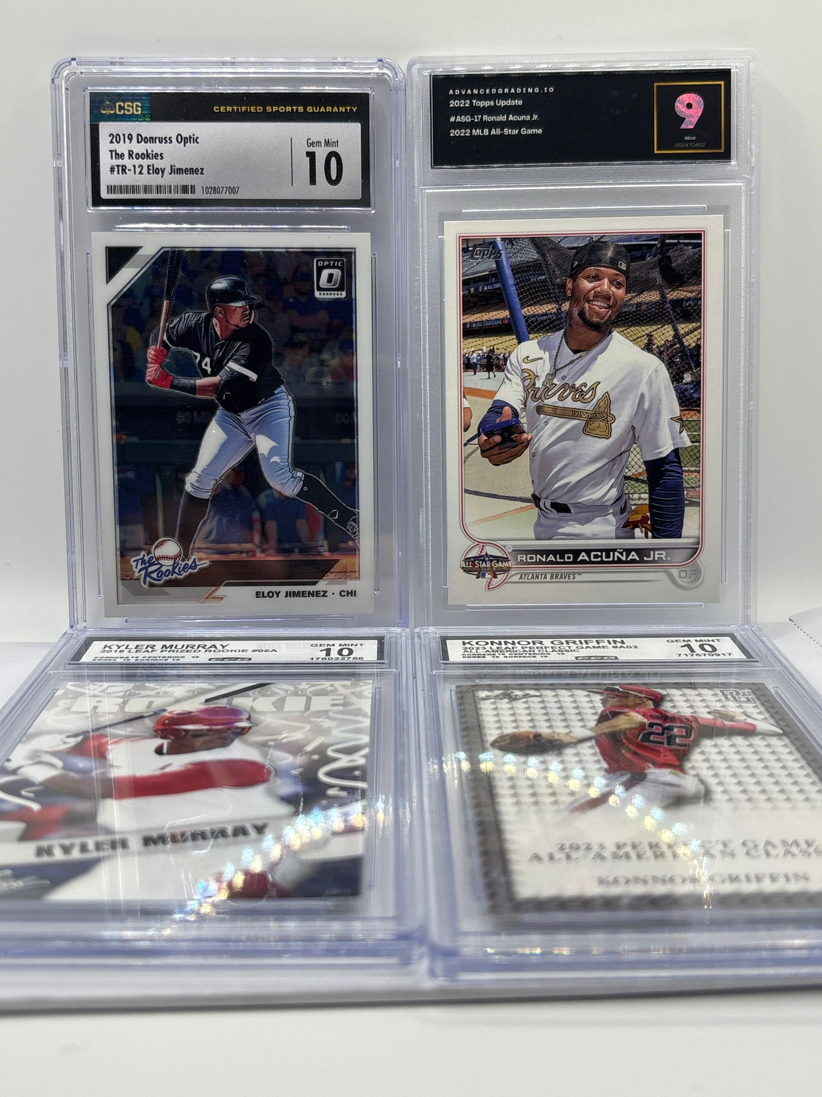 MLB 4 CARD STAR SLAB LOT (1 of 3)