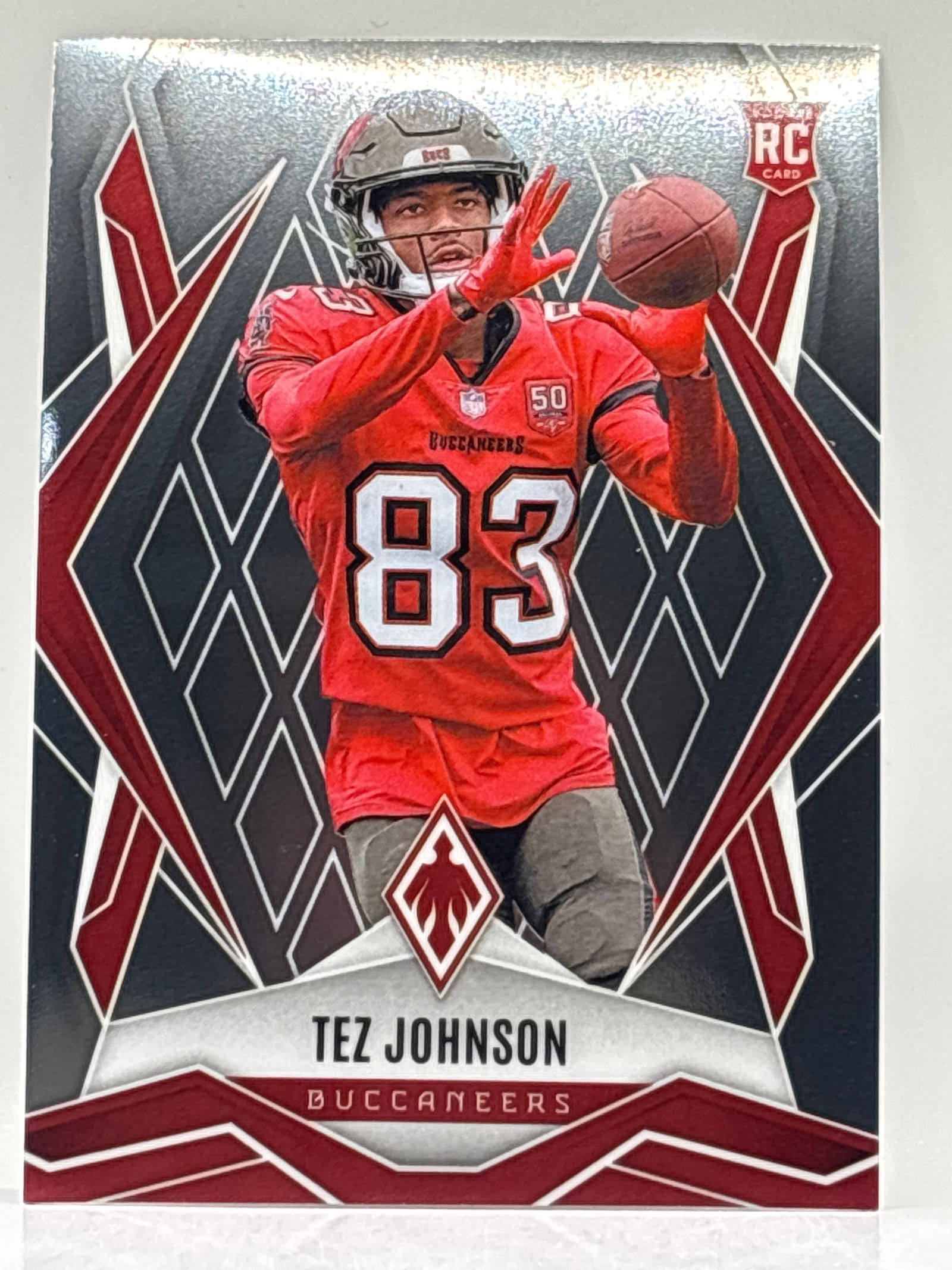 2025 PANINI PHOENIX TEZ JOHNSON ROOKIE CARD (1 of 2)